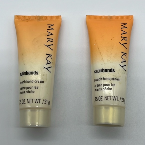 Mary Kay Other - 2 Mary Kay Satin Hands Lotion, Peach Hand Cream, .75 oz travel size, New